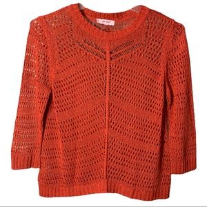 Per Una  Red Orange Long Sleeves Sweaters